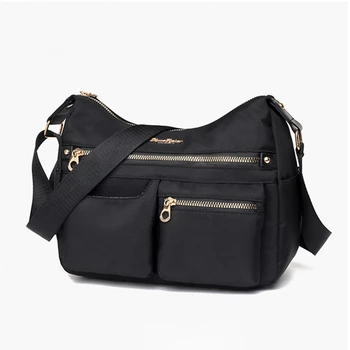 Нейлоновая женская сумка-мессенджер, женские сумки, водонепроницаемая женская сумка через плечо, дизайнерские высококачественные сумки через плечо для девочек-подростков