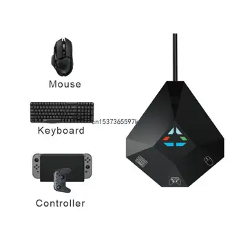 USB-адаптер для подключения клавиатуры и мыши, светодиодный преобразователь для Изображение 2