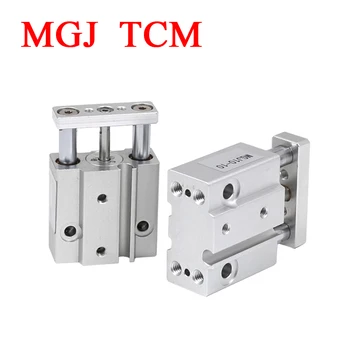 Миниатюрный направляющий стержневой цилиндр серии MGJ TCM MGJ6-5 MGJ6-10 MGJ6-15 MGJ10-5 MGJ10-10 MGJ10-15 MGJ10-20