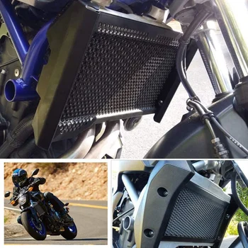 Защитная крышка решетки радиатора из нержавеющей стали для мотоцикла, подходит для Yamaha FZ-07 FZ 07 MT-07 MT 07 2013-2020 Изображение 2