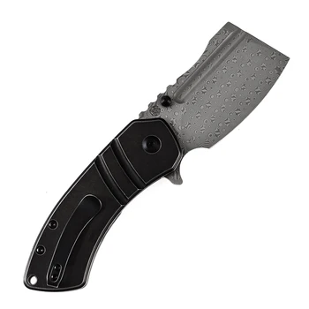 Ножи Kansept M + Korvid K2030C2U 2023 Новые 3,07 “ Дамасские с черным Титановым покрытием Koch Tools, Предназначенные для мужчин EDC Carry Изображение 2