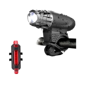 Светодиодный велосипедный фонарь Супер яркий USB Перезаряжаемый мощный 4 режима освещения Велосипедный фонарь IPX5 Водонепроницаемый