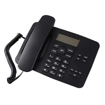 Проводной телефон Настольный стационарный телефон с дисплеем вызывающего абонента для стойки регистрации