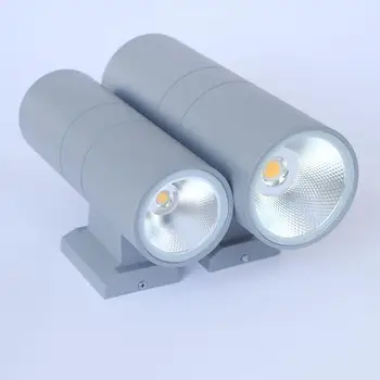 Светодиодный настенный светильник для наружного освещения крыльца 20 Вт 30 Вт Кронштейн лампы Изображение 2