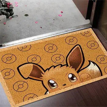 Дверной коврик с шелковой петлей из мультфильма аниме 