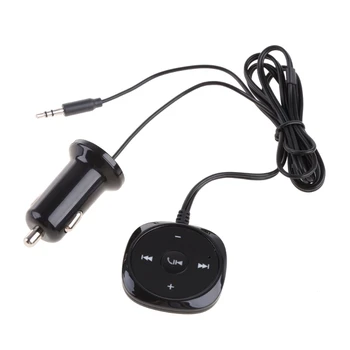 Автомобильный адаптер AUX Bluetooth-3.0 Беспроводной приемник громкой связи автоматический передатчик Прямая поставка
