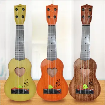 Мини-классическая Гавайская гитара, Укулеле для детей раннего возраста, маленькие гитарные игрушки для детей, Музыкальные инструменты, игрушка-гитара в подарок