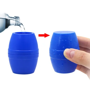 Гидростатическая чашка Фокусы с водой в пластиковом стаканчике Вода в стакане крупным планом Уличные иллюзии Трюки реквизит Легко сделать