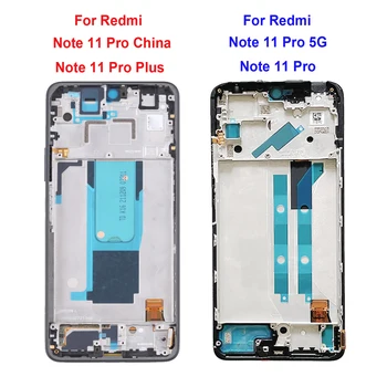 Оригинал для Redmi Note 11 Pro Plus 2201116TG 21091116I 21091116C Запчасти для Дигитайзера с Сенсорным экраном и ЖК-дисплеем Изображение 2