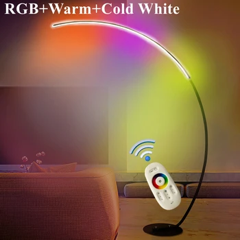 НОВЫЙ торшер Nordic Remote RGB с абажуром Table C LED Угловые напольные светильники для спальни Красочные торшеры CCT