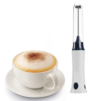 2X Ручной Электрический Миксер для взбивания кофе, Автоматический Пенообразователь для молочных напитков, Взбиватель сливок, Мешалка для приготовления пищи, Взбивалка для яиц Изображение 2