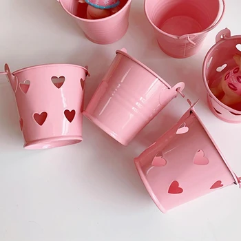 Подставка для карандашей розового цвета, декоративное хранилище для канцелярских принадлежностей Изображение 2