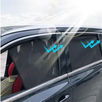 Для Lexus RX 2016-2019 Магнитный Автомобильный Солнцезащитный Козырек Рамка Переднего Лобового Стекла Шторная Сетка Детское Заднее Боковое Окно Солнцезащитный Козырек Изображение 2