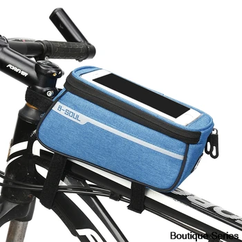 Водонепроницаемая рама для горного велосипеда, передняя сумка, держатель для мобильного телефона для велосипеда