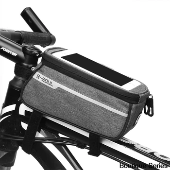 Водонепроницаемая рама для горного велосипеда, передняя сумка, держатель для мобильного телефона для велосипеда Изображение 2