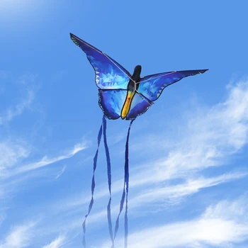 Воздушный змей YongJian Crystal Butterfly, красивый синий воздушный змей, забавные игрушки для детей, летающие воздушные змеи, игрушки для спорта на открытом воздухе