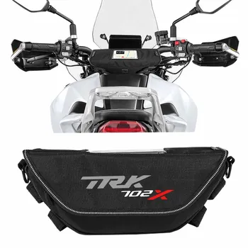 Для TRK 702X TRK 702x2023 2024 Водонепроницаемая сумка для навигации на руле мотоцикла