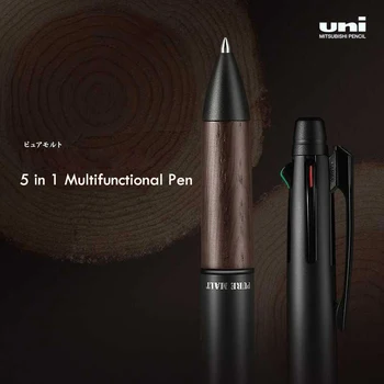 Многофункциональная Шариковая Ручка Japan Uni 5в1 0,7 мм Шариковая Ручка/0,5 мм Механический Карандаш Oak handshake Premium Signature Pen Для Подарков Изображение 2