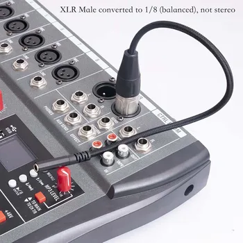 кабель 1feet Female-XLR Кабель Female-XLR CD Динамик для микрофона к женским стереомузыкальным инструментам TRS Изображение 2
