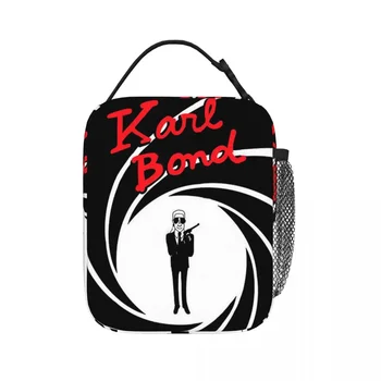 Сумки для ланча с изоляцией Karl Bond, портативные сумки для пикника, термоохладитель, ланч-бокс, сумка для ланча для женщин, работы, детей, школы