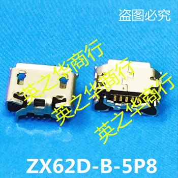 30 шт. оригинальная новая наклейка ZX62D-B-5P8 USB micro B meter, порт для передачи данных 5P