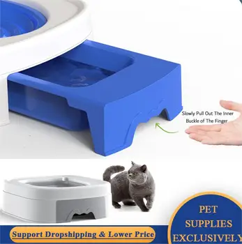 2023 Набор для Приучения кошек к туалету Ystem Groove Кошки Учатся пользоваться Многоразовым ящиком для мусора Без ящика для мусора Экологический Дизайн продукта
