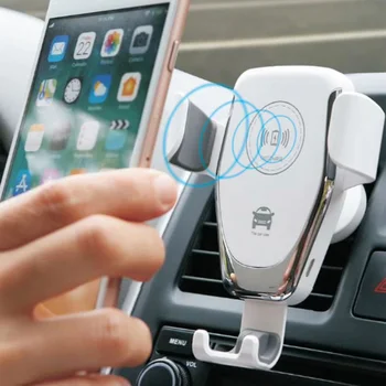 Автомобильное беспроводное зарядное устройство мощностью 15 Вт, Магнитный автомобильный держатель для телефона для iPhone 14 13 12 Samsung Xiaomi, инфракрасная индукционная быстрая зарядка QI