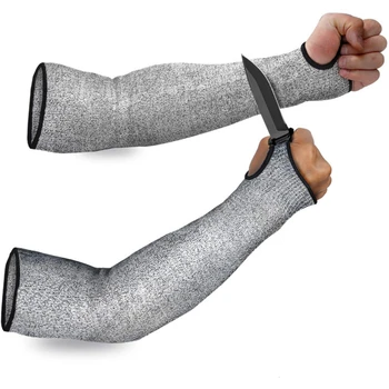 Защитные рукава для рук 3 и 5 уровней защиты HPPE От порезов и царапин Защитные рукава для тела