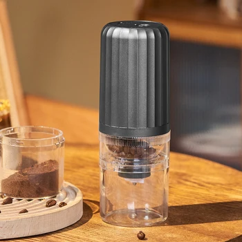 Электрическая кофемолка для кофейных зерен с зарядкой через USB Type-C, мини-кофемолка для кофейных зерен, кофемолка для специй для эспрессо для кухни с капельным приготовлением кофе