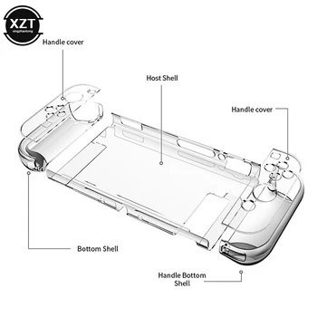Ультратонкий Защитный чехол для Nintendo Switch Case, Прикрепляемый чехол, Совместимый с консольным контроллером Joy-Con для Nintendo Switch