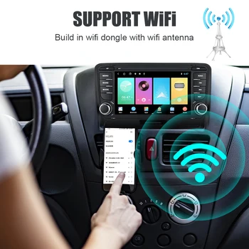 Для Audi A4 A3 Mirror Link Автомобильное Радио 7-Дюймовый HD Сенсорный Экран Android 10,0 GPS FM-Приемник 2 Din MP5 Видеоплеер Bluetooth WiFi