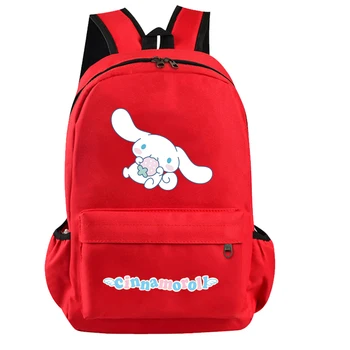 2023 Рюкзак Sanrio Cinnamoroll для мальчиков и девочек, детей, школьный рюкзак, студенческий рюкзак из аниме Каваи, легкая сумка Изображение 2