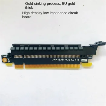 5U Разъем Gold-Finger PCI Express 4.0 X16, карта адаптера, Увеличивающая высоту, карта GEN4 / 3, Защита слота материнской платы Изображение 2