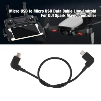 Кабель для передачи данных для DJI Spark Mavic Pro Air Control Линия переходников Micro USB-Micro USB для Android Samsung Phone Tablet Изображение 2