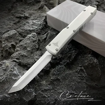 CRETACE V Series OTF Tech Knife EDC Карманные Ножи для самообороны Тактический Боевой Карманный Нож D2 Blade T7 Ручка с ЧПУ Оригинал KJ1