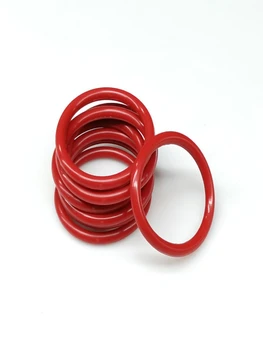 Красное силиконовое уплотнительное кольцо, красное уплотнительное водонепроницаемое кольцо CS: 1,5 мм OD: 58-80 мм