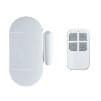 Drahtlose Tür Fenster Sensor Alarm Detektor Mit 130dB Alarm Sound Gebaut-in Lautsprecher Изображение 2