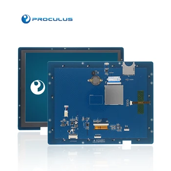Proculus 10,4-дюймовый модуль uart Smart Lcd uart rs232 ttl Программируемый сенсорный экран Изображение 2