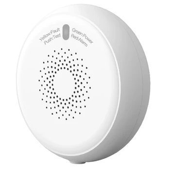 1 комплект интеллектуального детектора утечки газа Zigbee, датчика горючести, системы охранной сигнализации Tuya Smart Home Smart Life, приложения Tuya Белый