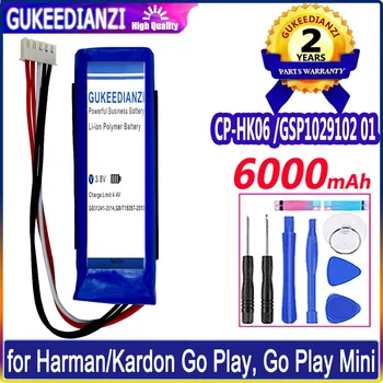 6000 мАч CP-HK06 GSP1029102 01 Аккумулятор для Harman Kardon Go Play Mini, Портативного Bluetooth-Динамика Go + Play CP HK06 Аккумулятор