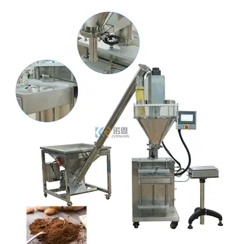 Автоматическая машина для упаковки порошковых гранул в ластовичный пакет Doypack Многофункциональная упаковочная машина для розлива сухого молока Изображение 2