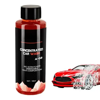 Жидкая автомобильная пена для мытья автомобиля, 5,3 унции, Высококонцентрированный Многофункциональный высокопенный шампунь для глубокой очистки и восстановления автомобильной пены.