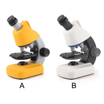 Биологический микроскоп со светодиодным увеличением 100X 1200X Детские микроскопы