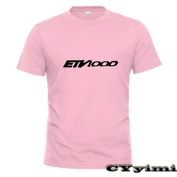 Для Aprilia CAPONORD ETV1000, мужская футболка с новым логотипом, летние футболки из 100% хлопка с коротким рукавом и круглым вырезом, мужские Изображение 2