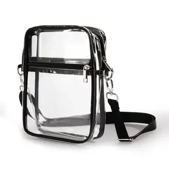 Прозрачная сумка через плечо YOUZI, портативная водонепроницаемая сумка-кошелек для концертов, спортивных мероприятий, фестивалей, выпускного вечера.
