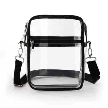 Прозрачная сумка через плечо YOUZI, портативная водонепроницаемая сумка-кошелек для концертов, спортивных мероприятий, фестивалей, выпускного вечера. Изображение 2