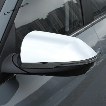 Крышка Топливного Бака Автомобиля/Крышка Зеркала заднего Вида С Отделкой Из АБС-Хрома/Углеродного Волокна Для Hyundai Elantra 2021 2022 Изображение 2