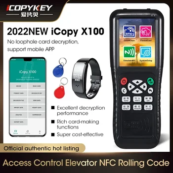 125 кГц 13,56 МГц NFC Считыватель смарт-карт Писатель RFID Копировальный аппарат X100 USB Порт Программатор Карт Доступа Дубликатор Копирования Зашифрованных Ключей