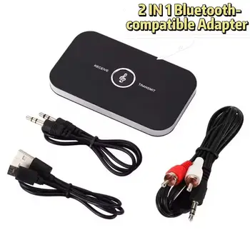 Bluetooth-совместимый приемник аудиопередатчика 5.0 RCA 3,5 мм Разъем AUX USB-ключ Музыкальный беспроводной адаптер для автомобильного ПК, наушников для телевизора