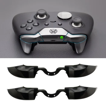 Черные бамперы Lb Rb, комплект для ремонта кнопок, замена джойстика для контроллера Xbox One и элитного геймпада с разъемом 3,5 мм Изображение 2